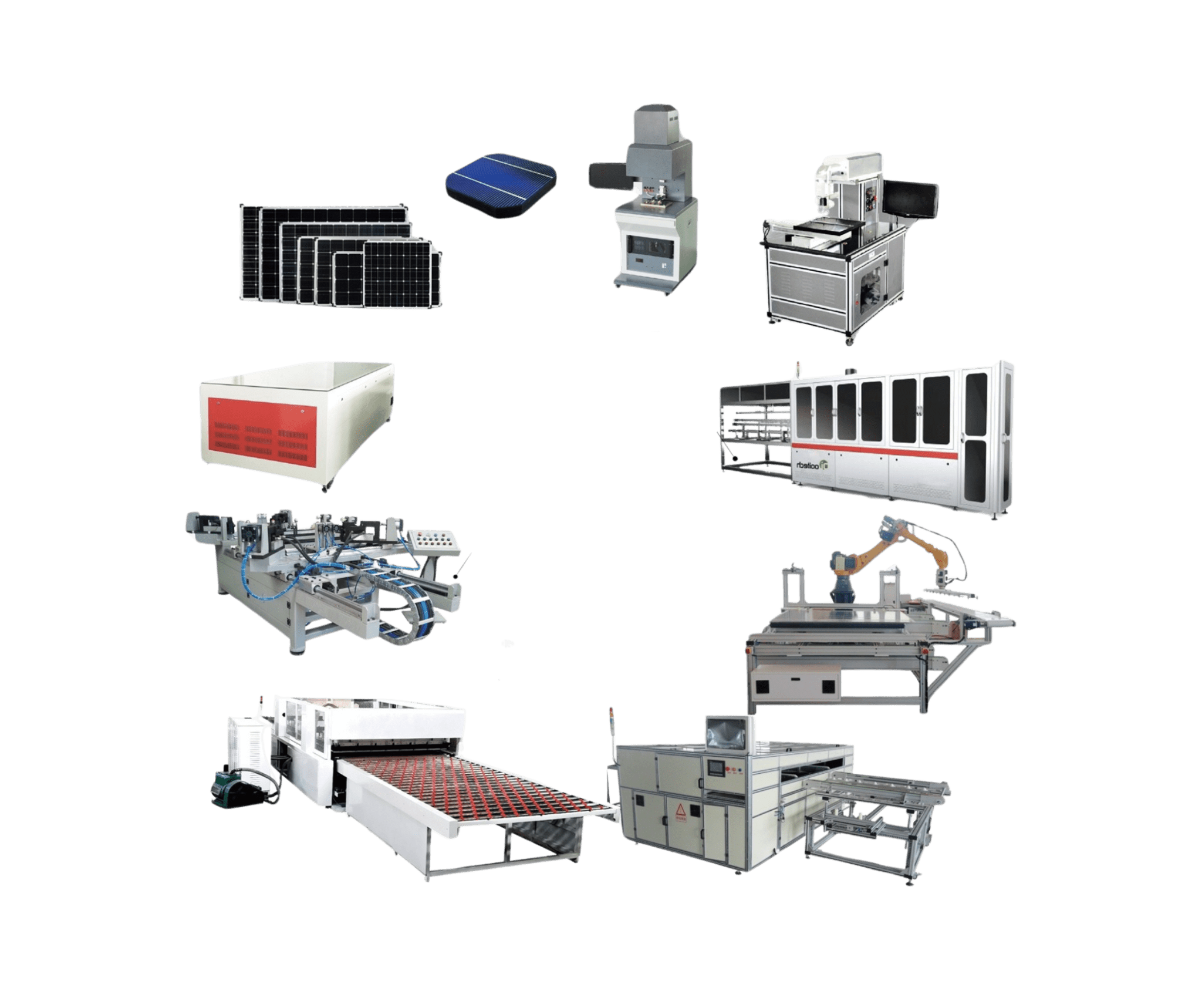 Linie de producție panouri solare complet automată