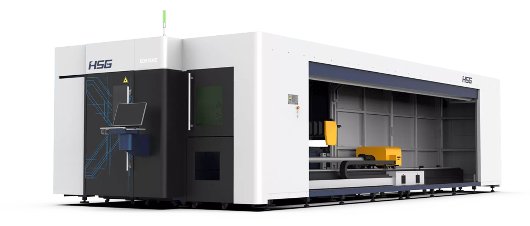 Masina debitare laser duala (tabla/teava) GXE